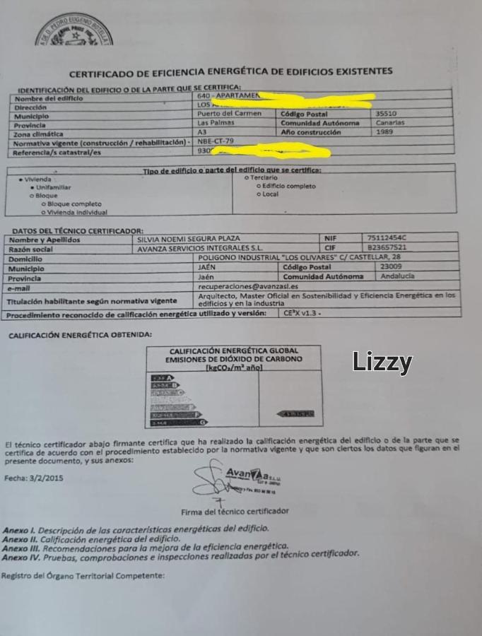 Vivienda Vacacional Lizzy Пуэрто дель Кармен Экстерьер фото